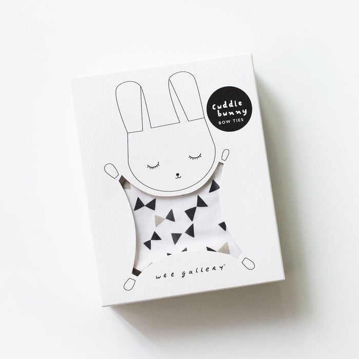 Wee Gallery Cuddle Bunny - Bow Ties WG8063