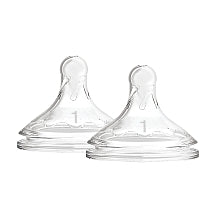 Dr. Brown's Natural Flow Options+ Wide-Neck Bottle Nipple 2pk