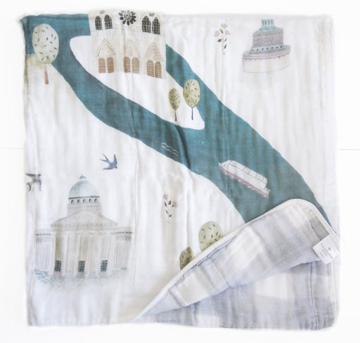 Loulou Lollipop Muslin Quilt Blanket - Paris