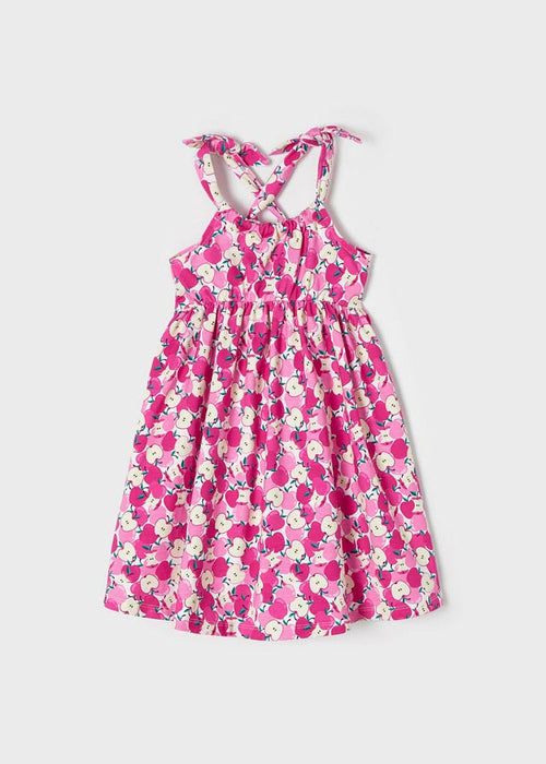 Mayoral Patterned Dress - Magenta (3954-27)