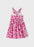 Mayoral Patterned Dress - Magenta (3954-27)