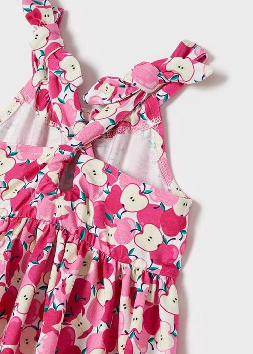 Mayoral Patterned Dress - Magenta (3954-27)