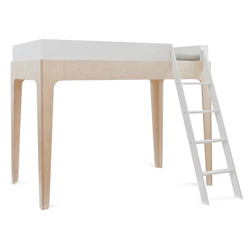 Oeuf Perch Loft Bed Twin White/Birch