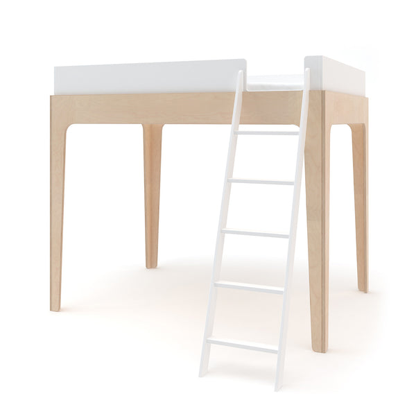 Oeuf Perch Loft Bed Full - White/Birch (Markham Store Pickup ONLY)
