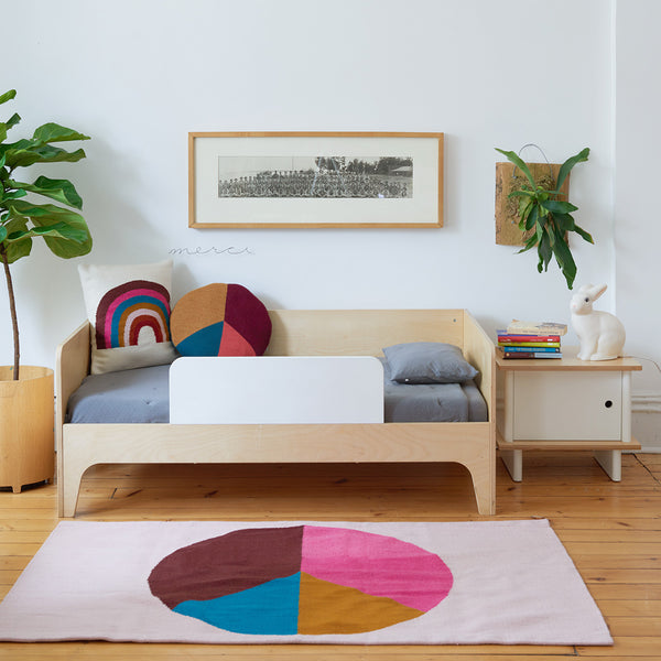 Oeuf Perch Toddler Bed - White/Birch (Markham Store Pickup Only)