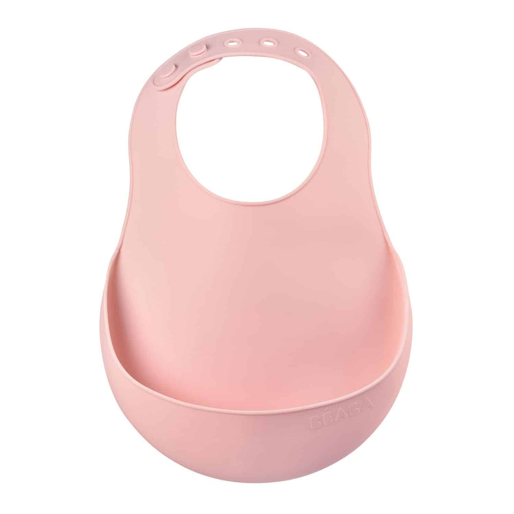 Beaba Silicone Bib - Rose/Pink