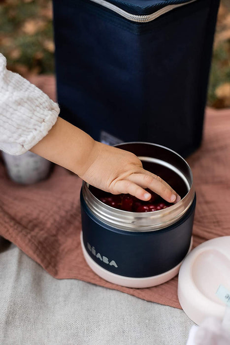 Beaba Stainless Steel Insulated Jar 16oz - Pink