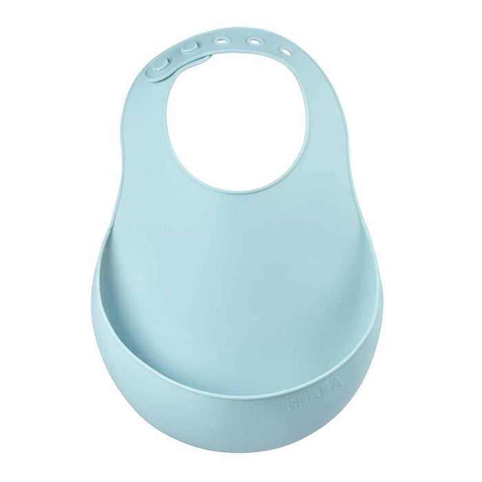 Beaba Silicone Bib - Rain/Blue