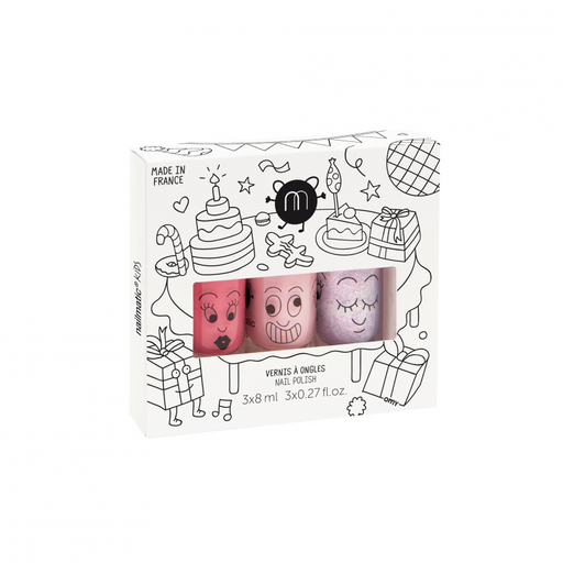 Nailmatic Kids Nail Polish 3pc - Party 303PARTY