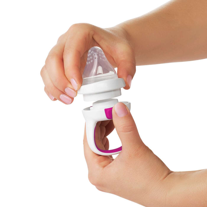 Oxo Silicone Self Feeder Pink