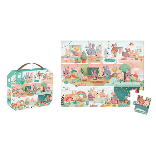 Janod Puzzle 24pcs - A Day