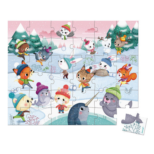 Janod Puzzle Snow Party 36pcs