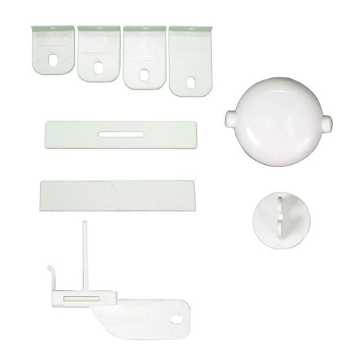 Qdos Adhesive Double Door Lock - White - CanaBee Baby