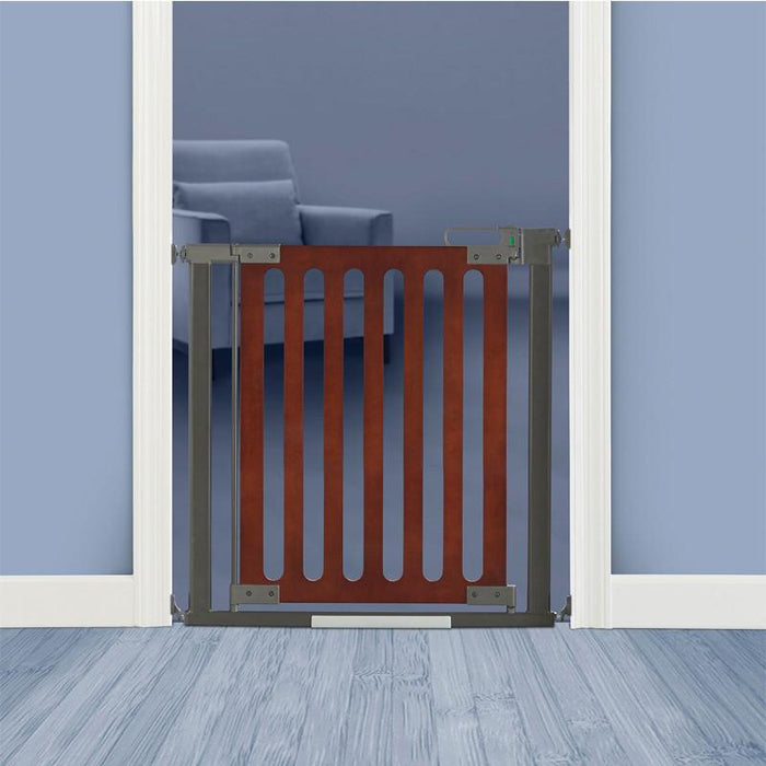 Qdos Spectrum Pressure Mounted Gate - Mahogany - CanaBee Baby