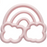 Itzy Ritzy Silicone Baby Teether - Rainbow