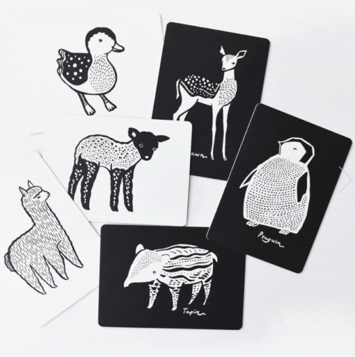 Wee Gallery Art Cards for Baby Baby Animals WG114