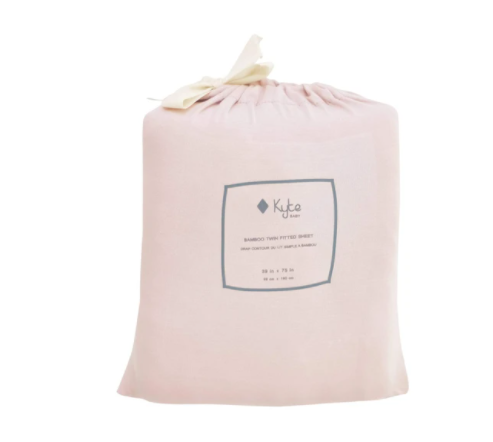 Kyte Twin Fitted Sheet - Blush