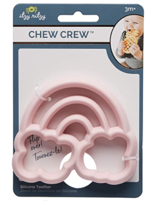 Itzy Ritzy Silicone Baby Teether - Rainbow