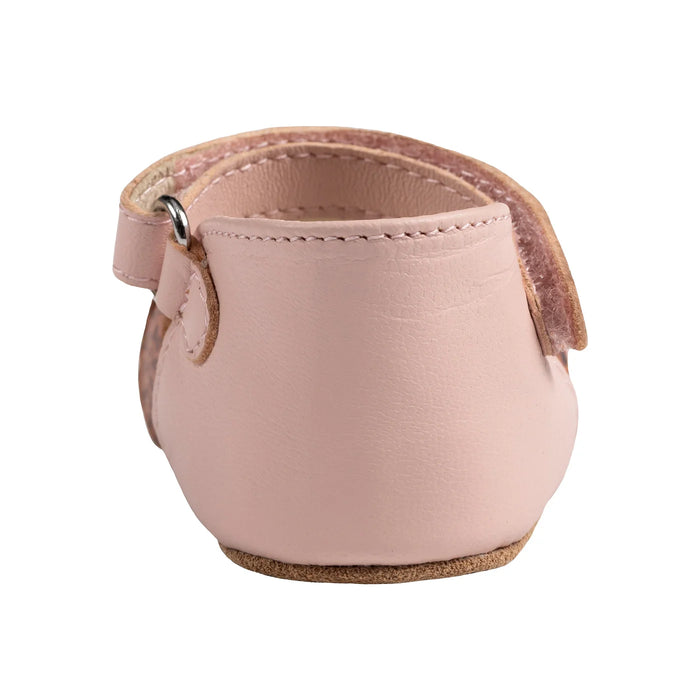 Robeez First Kicks Riley - Baked ClayDot/Pink