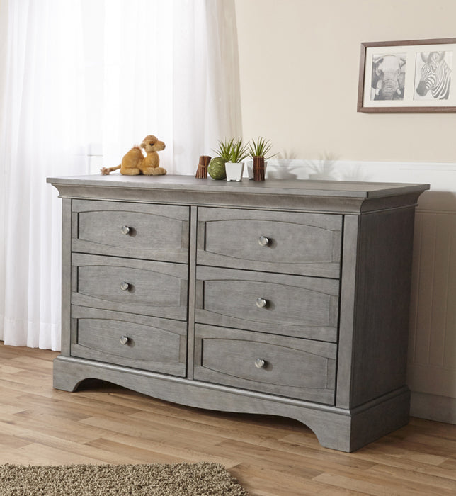 Pali 2306 Ragusa Double Dresser (Distressed Granite)