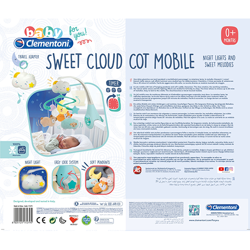 Clementoni Sweet Cloud Cot Mobile