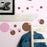 Roommates Just Dots Pink&brown Wall Decals - CanaBee Baby