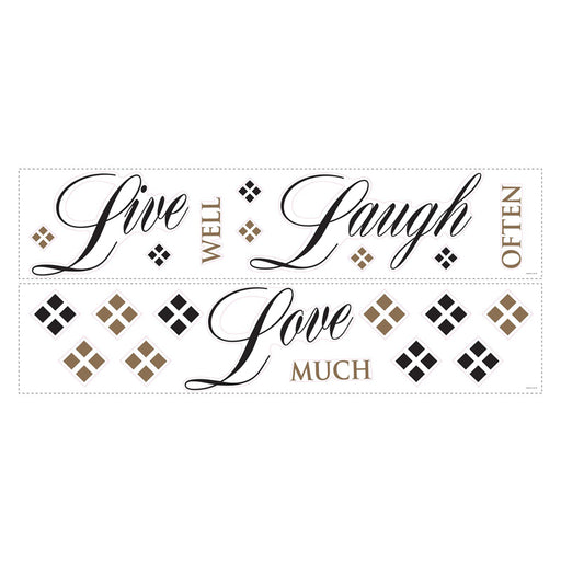 Roommates Live Love Laugh Wall Decals - CanaBee Baby