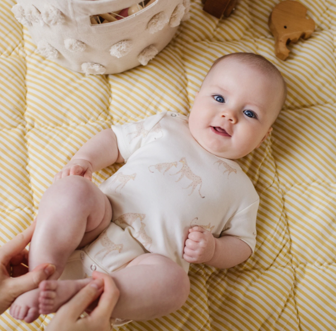 Pehr Short Sleeve One Piece Cheetah