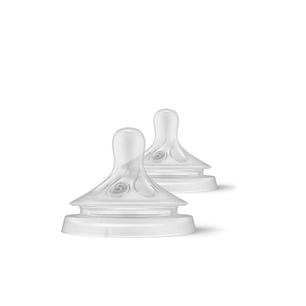 Avent Natural Response Nipple Flow 5 - 6M+ 2 pack