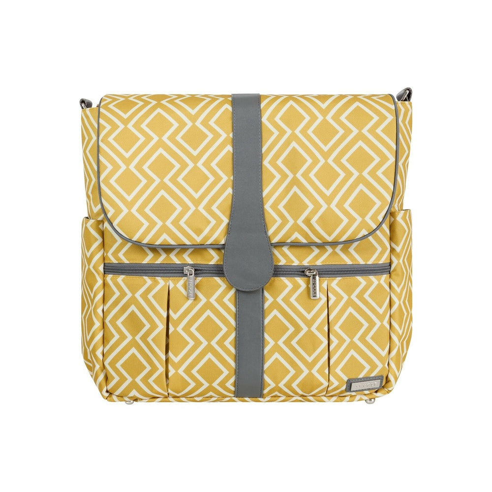 Jj Cole Diaper Backpack Citrine Lattice