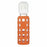 LifeFactory Glass Baby Bottle with Silicone Sleeve 9oz - Papaya