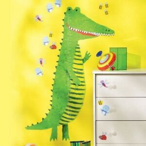 Wallies Crocodile Growth Chart Wall Decals