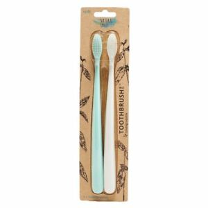The Natural Family Co. Bio Brush Twin Pk Rivermint&Ivory Desert
