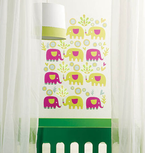 Wallies Peel & Stick Decor Elephants