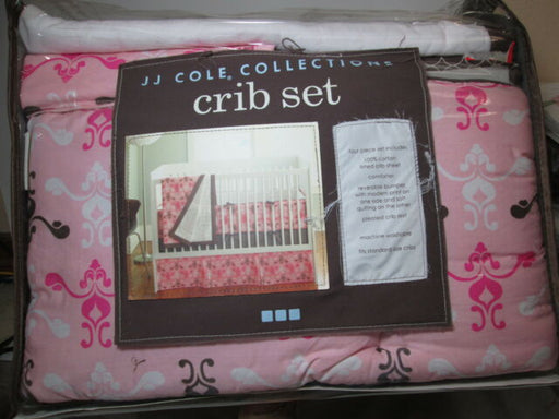 JJ Cole Crib Set Pink Vintage