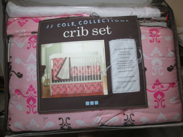 JJ Cole Crib Set Pink Vintage