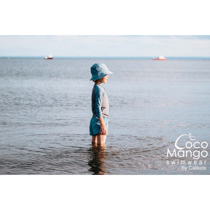 Calikids Swim Short - Blue Shark