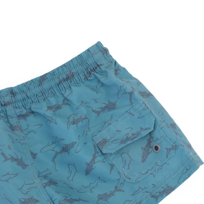 Calikids Swim Short - Blue Shark
