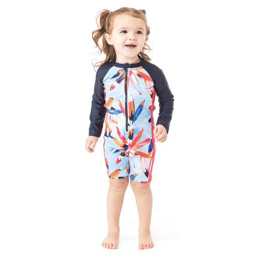 Nano One Piece Rashguard Swimsuit - Coral