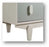 Natart Tulip Tate Crib & Dresser - Latte/Sage (MARKHAM IN STORE PICKUP ONLY)