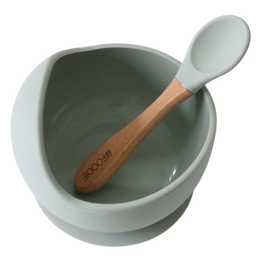 Glitter & Spice Bowl & Spoon - Sage