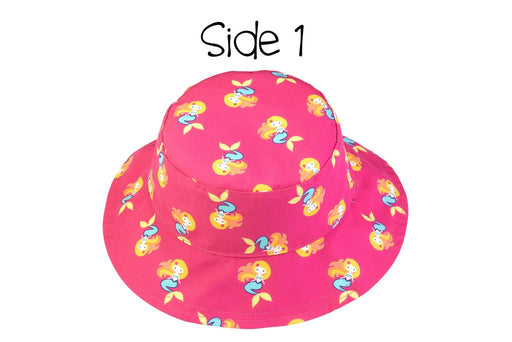 Flapjack Reversible Baby Sun Hat - Mermaid/Seahorse