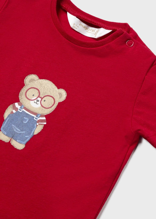 Mayoral Sustainable Cotton T-shirt - Rojo Red