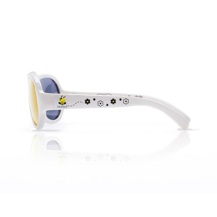 Shadez Designers Children Sunglasses - Busy Bee White - CanaBee Baby