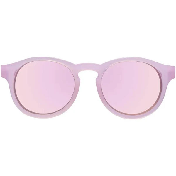 Babiators The Pixie Sunglasses Pink Transparent w/Rose Gold 6+Y BLU-039