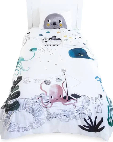 Rookie Humans Bedding Set (Twin Size) - Underwater Love