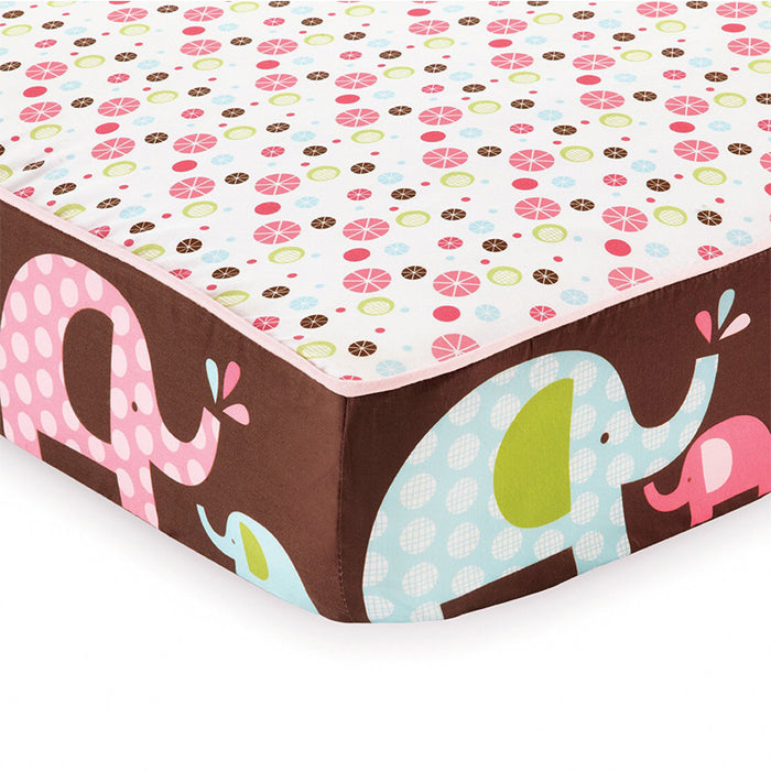 Skip Hop Crib Set 4pc - Pink Elephant