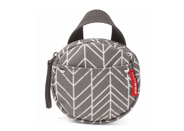 Skip Hop Paci Pocket Grey Feather