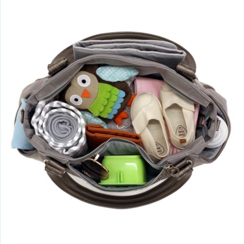 Skip Hop Studio Select Diaper Bag- Pewter