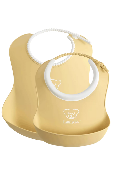 Bjorn Baby Feeding Bib Set Powder - Yellow